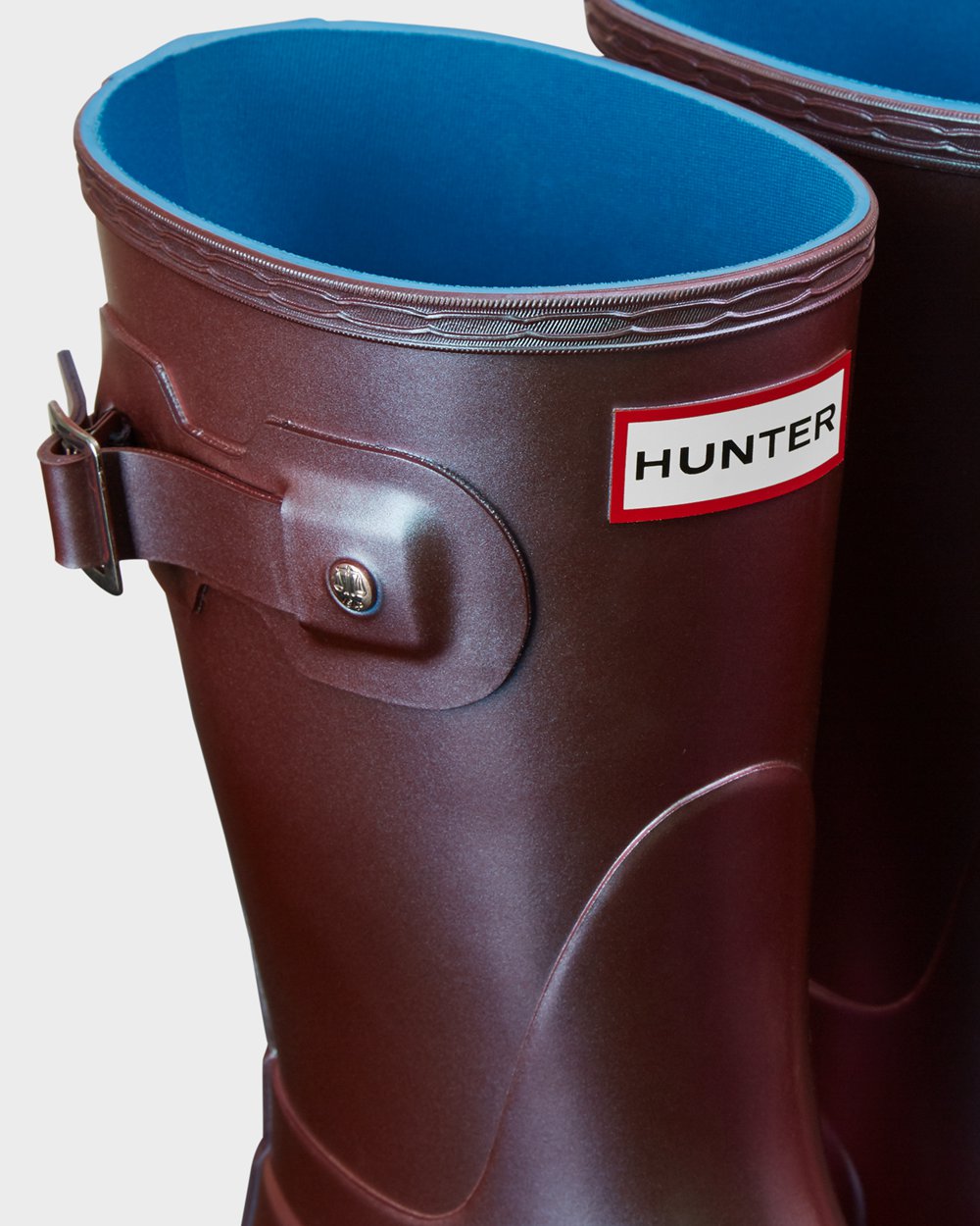 Botas De Cortas Hunter Mujer Azules Original Nebula 713905-MXE